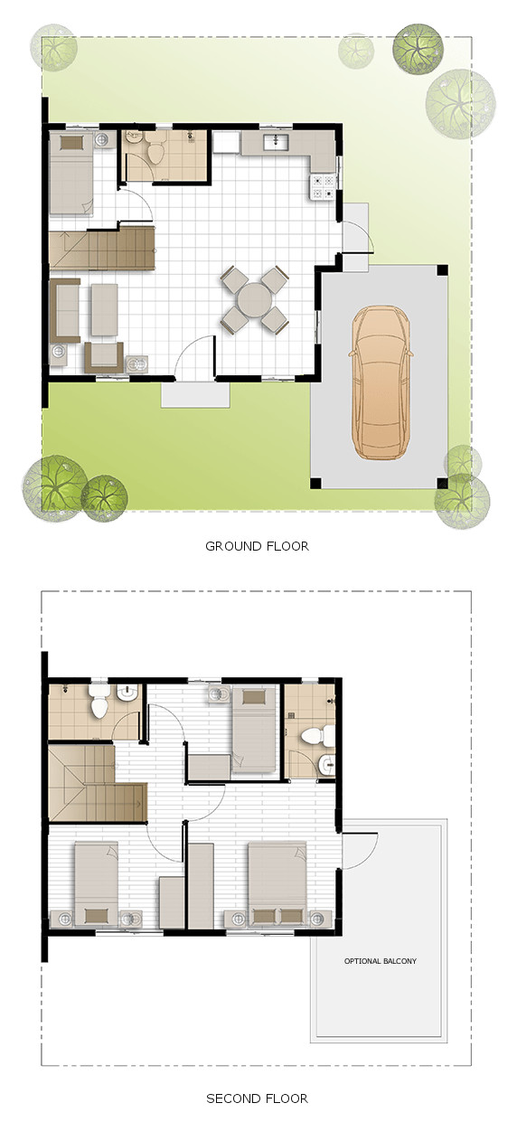 Dana Floor Plan House and Lot in Pangasinan