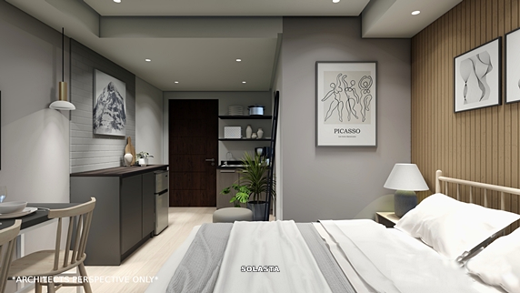 Solasta studio - Condo for Sale in Lipa (Tower 3) Solasta